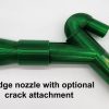 GoldiBox Dredge Nozzle with optional Crack Attachment