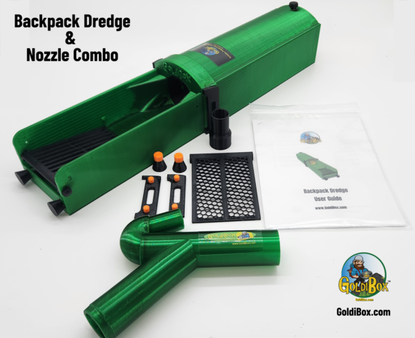 GoldiBox Backpack Dredge & Dredge Nozzle Combo