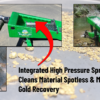 The GoldiBox Washplant High Banker's Spray Bars Clean Material Spotless Maximizing Gold Recovery